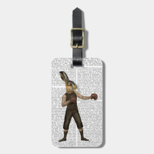 Étiquette À Bagage Lièvre de boxe