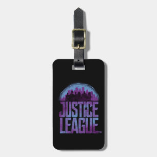 Étiquette À Bagage Ligue de Justice   Justice League City Silhouette