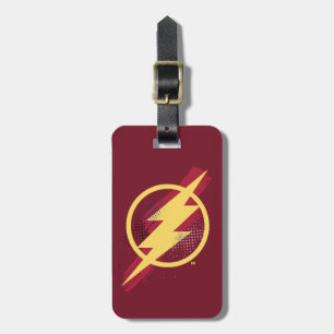 Étiquette À Bagage Ligue de Justice Symbole Flash brosse et demi-to