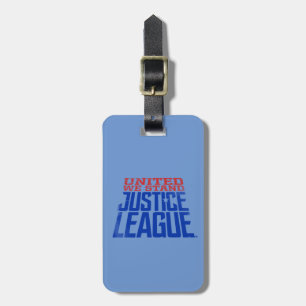 Étiquette À Bagage Ligue de Justice   United We Stand Graphic