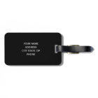 Lilac M. et Mme étiquette de bagage de voyage pour