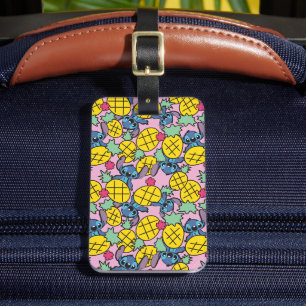 Étiquette À Bagage Lilo & Stitch   Motif Ananas