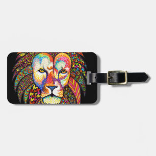 Étiquette À Bagage Lion