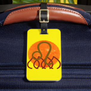 Étiquette À Bagage Lion