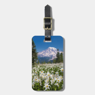 Étiquette À Bagage Lis de l'avalanche et Mont Rainier 2
