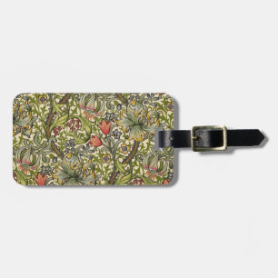 Étiquette À Bagage Lis d'or de William Morris