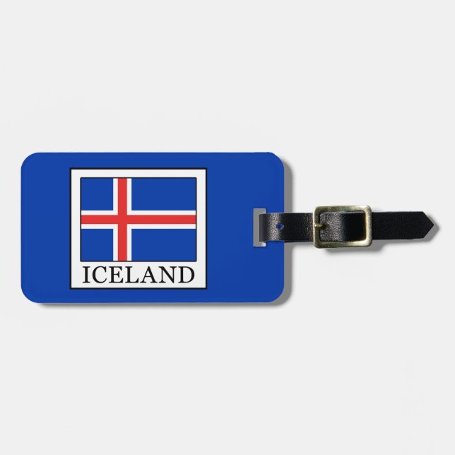Étiquette À Bagage L'Islande (Devant horizontal)