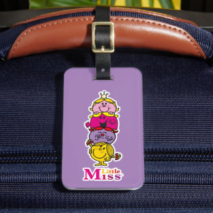 Étiquette À Bagage Little Miss   Petite Mlle Debout