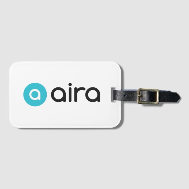 Étiquette À Bagage Logo Aira (Devant Horizontal)