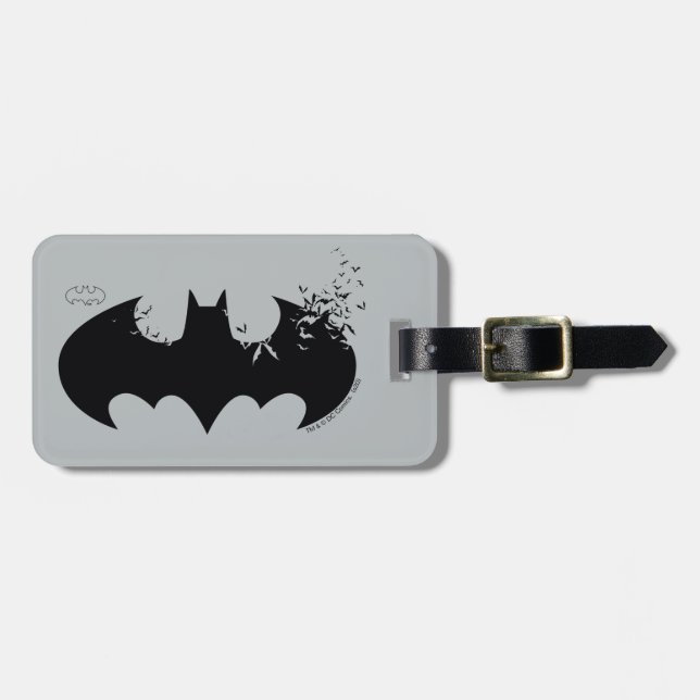 Étiquette À Bagage Logo Batman Classique Dissolé En Batats (Devant horizontal)