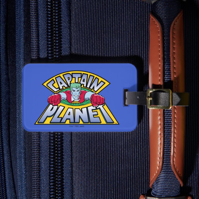 Étiquette À Bagage Logo Captain Planet (Insitu Rectoal 4)
