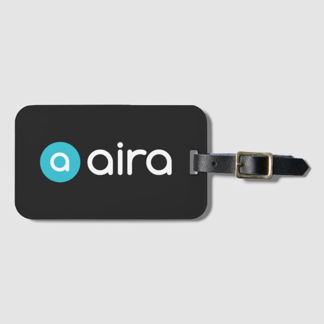 Étiquette À Bagage Logo d'Aira (Devant Horizontal)