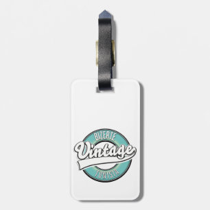 Étiquette À Bagage Logo de Bizerte Tunisie style vintage