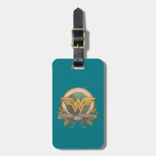Étiquette À Bagage Logo de croquis Wonder Woman Folift