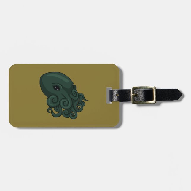 Étiquette À Bagage Logo de Cthulu (Devant horizontal)