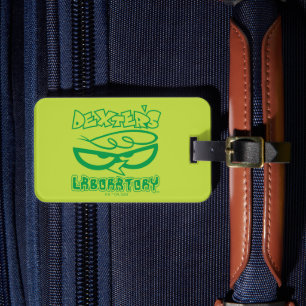 Étiquette À Bagage Logo de la face de laboratoire de Dexter