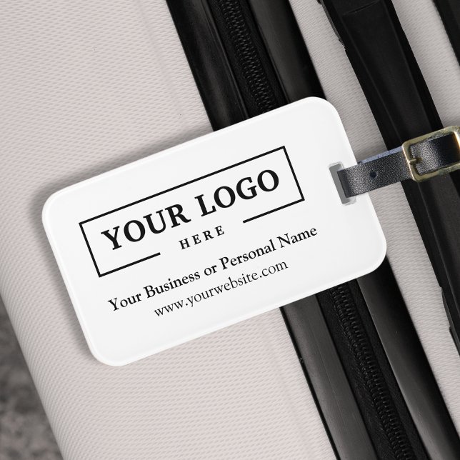 Étiquette À Bagage Logo de l'entreprise personnalisée (Créateur téléchargé)