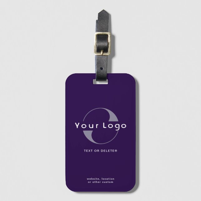 Étiquette À Bagage Logo de l'entreprise Purple Marque commerciale Bra (Devant Vertical)