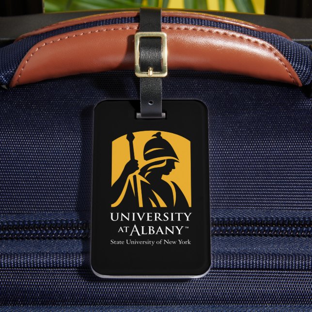 Étiquette À Bagage Logo de l'Université d'Albany (Insitu Rectoal 2)
