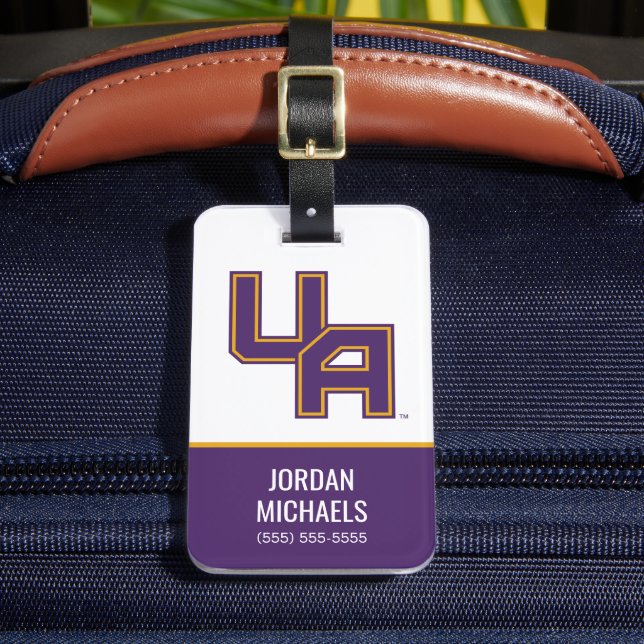 Étiquette À Bagage Logo de l'Université d'Albany Initials (Insitu Rectoal 2)