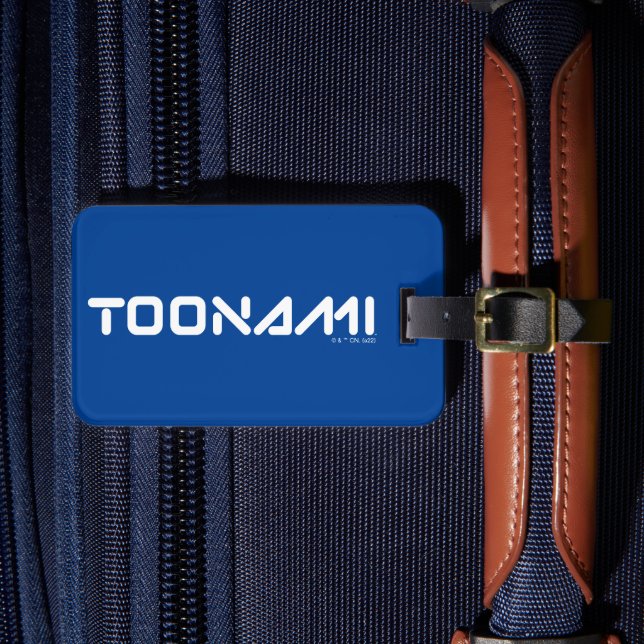 Étiquette À Bagage Logo de police numérique Toonami (Insitu Rectoal 4)