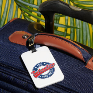 Étiquette À Bagage logo de routard du monde au Laos