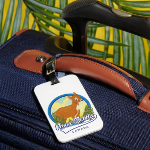 Étiquette À Bagage logo de voyage de Nouvelle-Écosse Canada