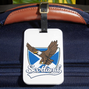 Étiquette À Bagage logo de voyage en Écosse