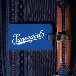 Étiquette À Bagage Logo du nom étoilé Supergirl Baseball