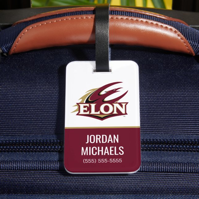 Étiquette À Bagage Logo Elon Phoenix (Verso Insitu 4)