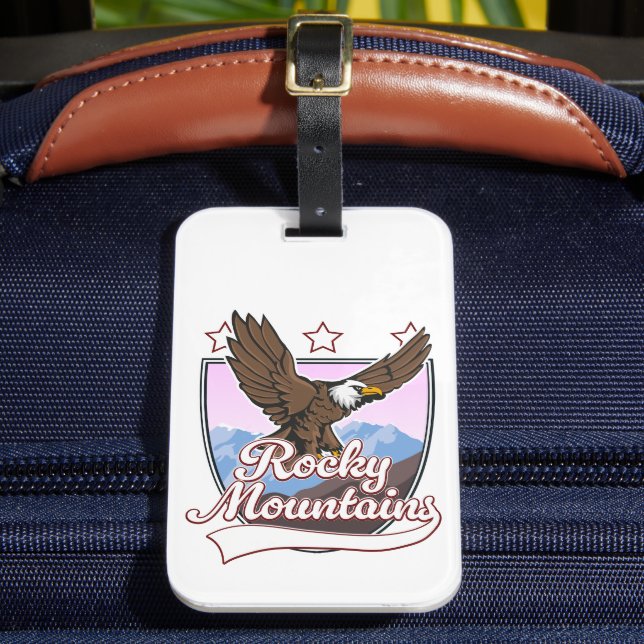 Étiquette À Bagage Logo Rocky Mountains (Insitu Rectoal 2)