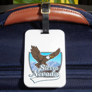 Étiquette À Bagage Logo Sierra Nevada USA