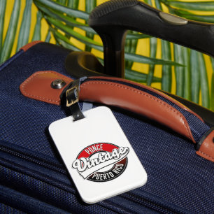 Étiquette À Bagage Logo vintage de Ponce Porto Rico