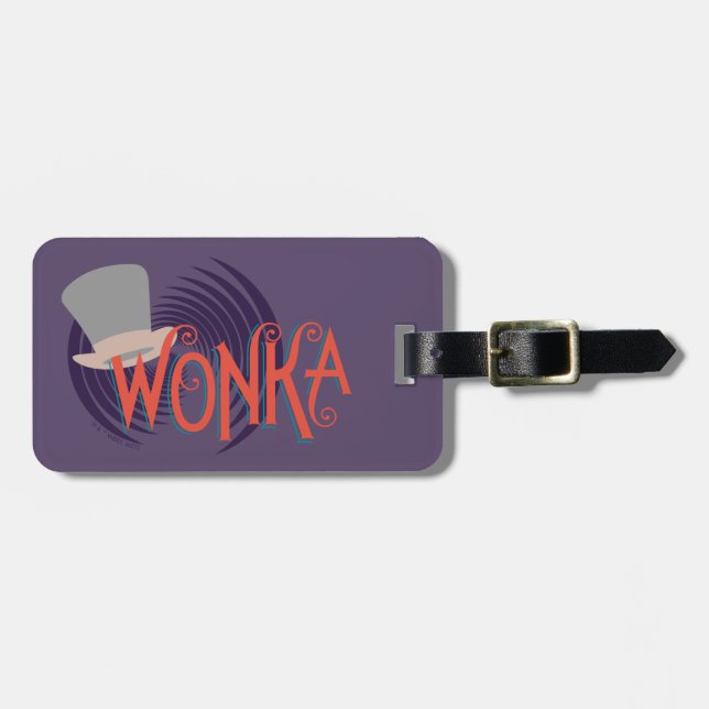Étiquette À Bagage Logo Wonka Spiral (Devant horizontal)