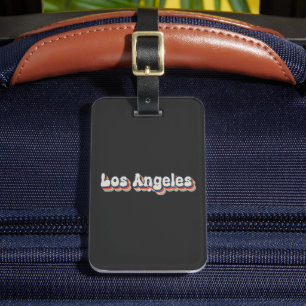Étiquette À Bagage Los Angeles California Chrome City Classic Art