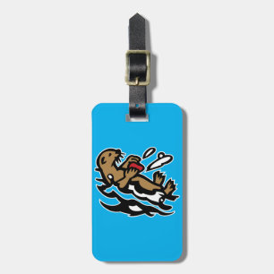 Étiquette À Bagage Loutre de mer
