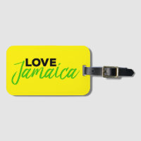 Love Jamaïque couleurs drapeau jamaïcain