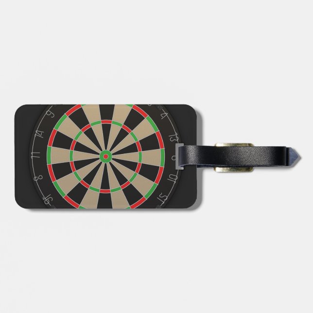 Étiquette À Bagage Lover Dartboard (Dos horizontal)