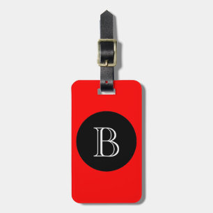 ÉTIQUETTE À BAGAGE LUGGAGE/BAG CHIC TAG_01 RED/BLACK/MONOGRAM
