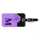 LUGGAGE/BAG CHIC TAG_191 PURPLE/BLACK/MONOGRAM