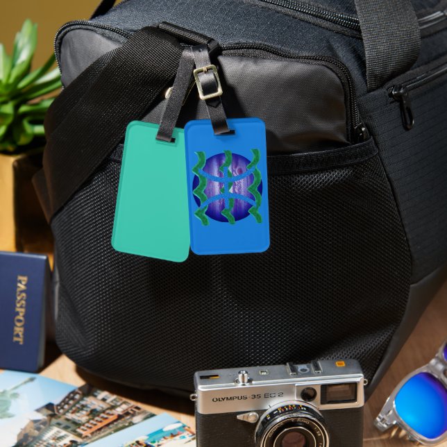 Étiquette À Bagage Luggage Tag (Recto & Verso)