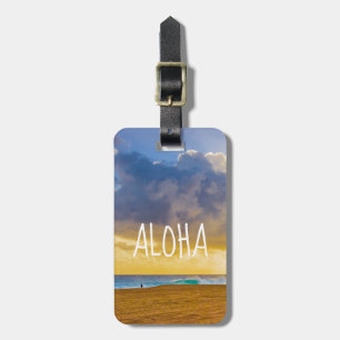 Étiquette À Bagage Lumahai Beach, Kauai, Hawaii - Aloha
