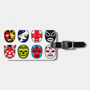 Étiquette À Bagage Lutte mexicaine de lutteur de masque de Lucha