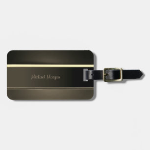 Étiquette À Bagage Luxe élégant, Vintage, rayé