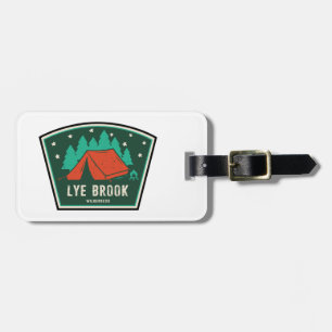 Étiquette À Bagage Lye Brook Wilderness Vermont Camping