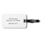 M. et Mme de fantaisie Luggage Tag - rose indien