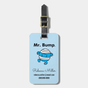 Étiquette À Bagage M. Men M. Bump est un Clutz