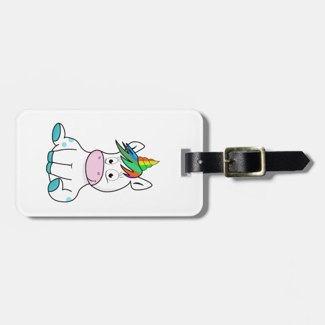 Étiquette À Bagage Ma petite licorne mignonne (Devant horizontal)