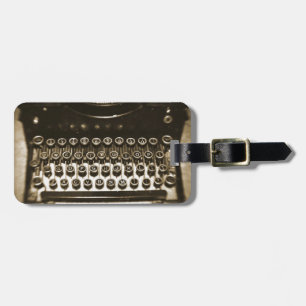 Étiquette À Bagage Machine à écrire