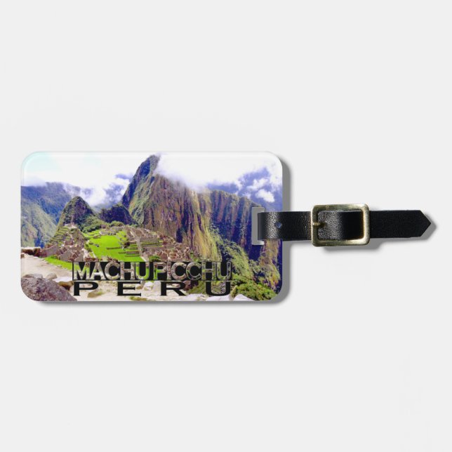 Étiquette À Bagage Machu Picchu (Devant horizontal)